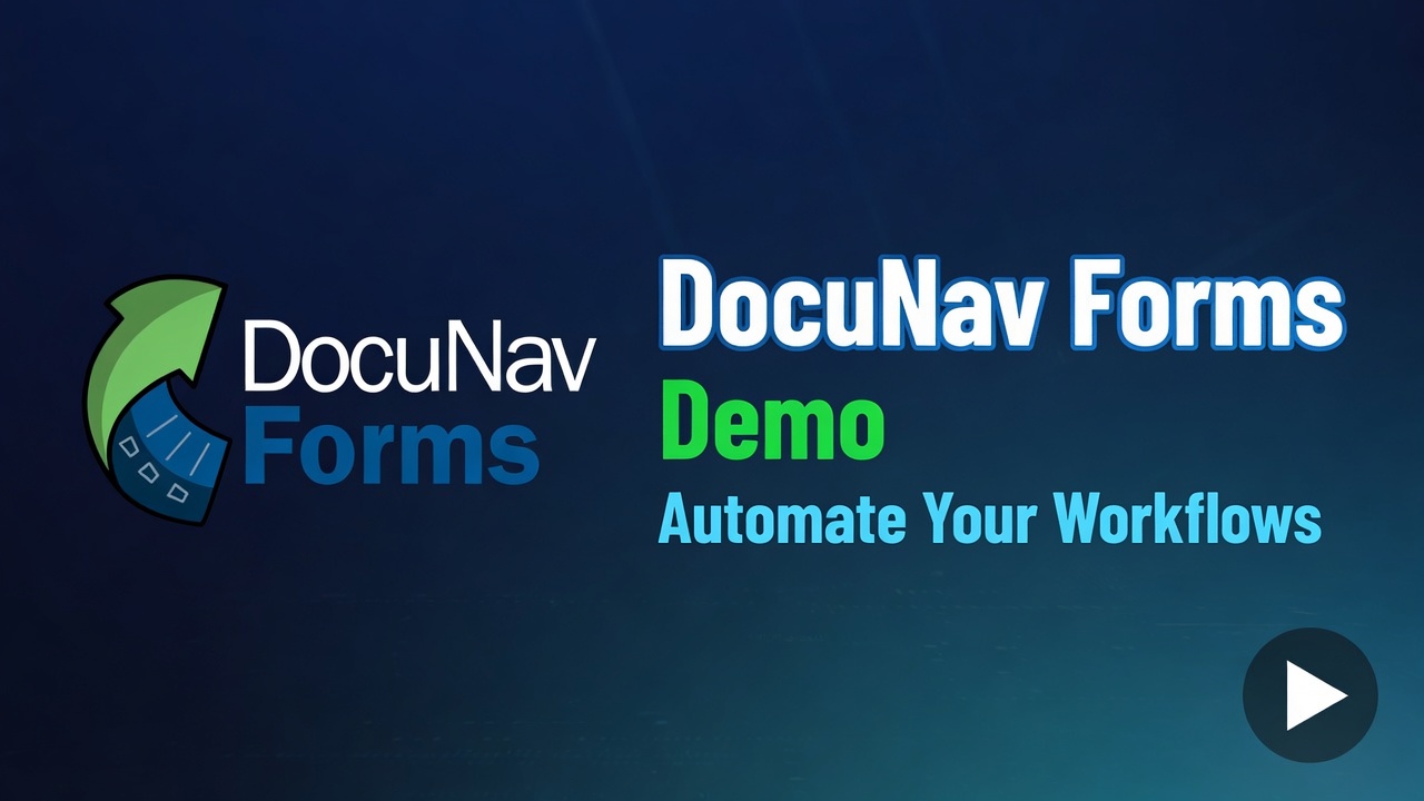 DocuNav Forms Product Demo